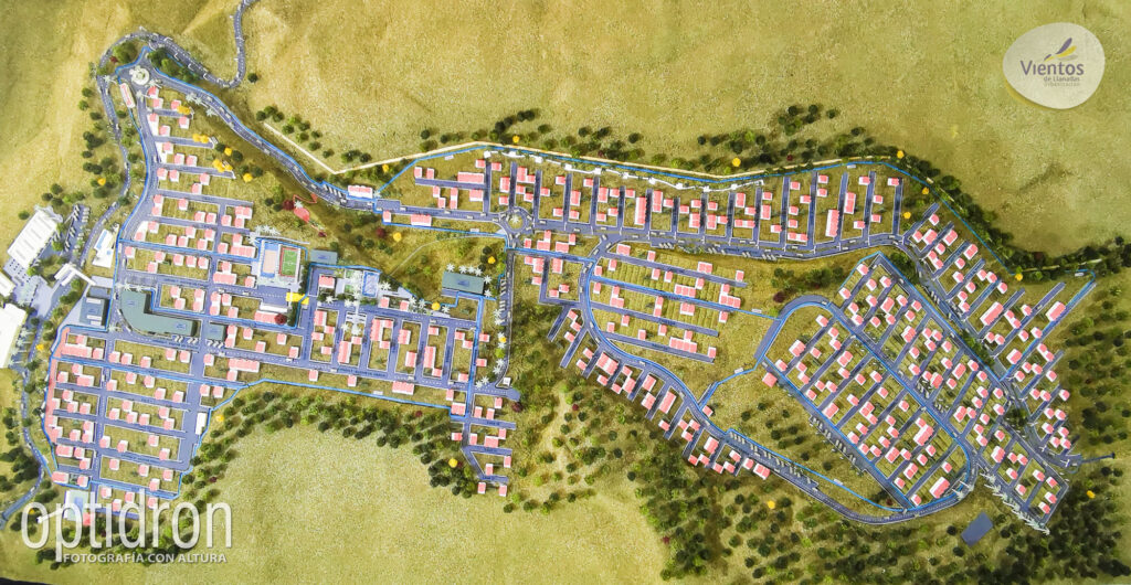 Maqueta realizada para Vientos de Llanadas en nuestro ítem de maquetas topográficas